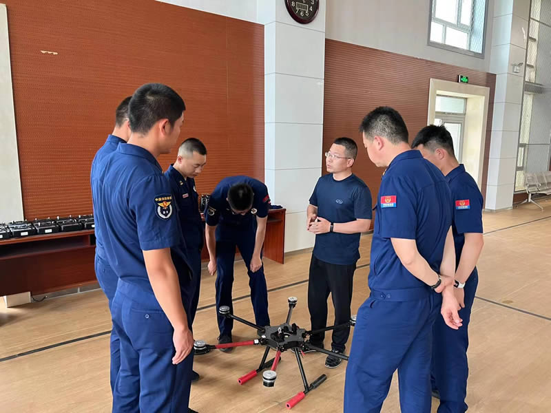 新疆博乐消防救援支队无人机驾驶员培训